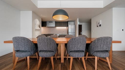 The Vale Rusutsu Three Bedroom Residence Dining area