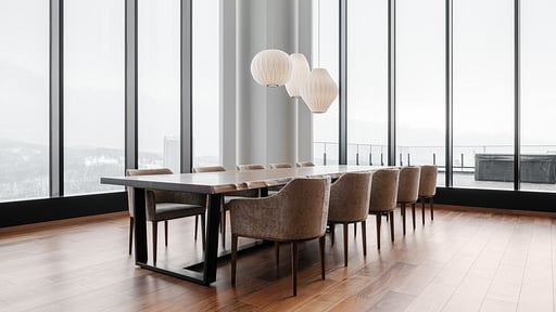 The Vale Rusutsu Four Bedroom Penthouse Residence Dining area