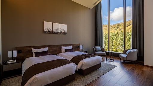 The Vale Rusutsu Four Bedroom Penthouse Residence Bedroom 1