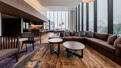 The Vale Rusutsu Four Bedroom Penthouse Residence Living room