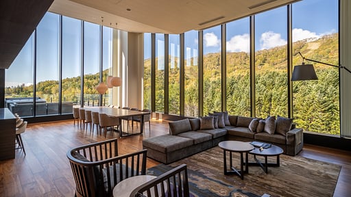 The Vale Rusutsu Four Bedroom Penthouse Residence Living room