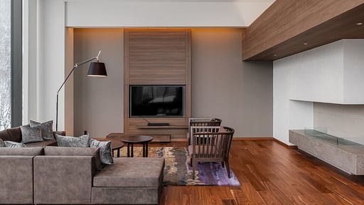 The Vale Rusutsu Four Bedroom Penthouse Residence Living room