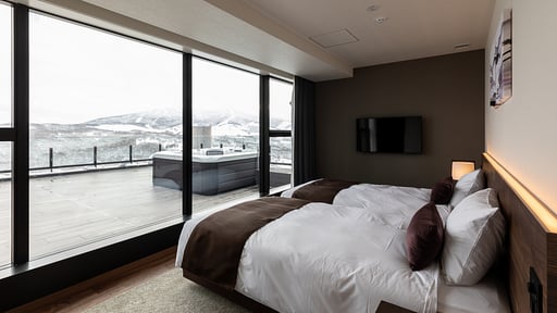 The Vale Rusutsu Four Bedroom Penthouse Residence Bedroom 4