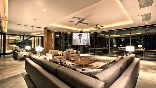 The View Villa Гостиная