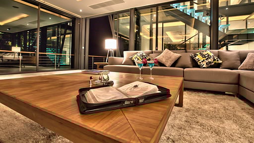 The View Villa Гостиная