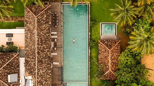 The Villa Drone pictures