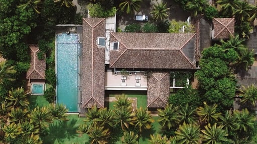 The Villa Drone pictures