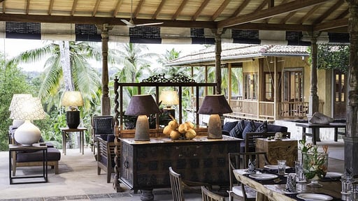 Three Sisters Plantation Dining area