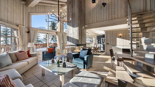 Chalet Totara Wohnbereich