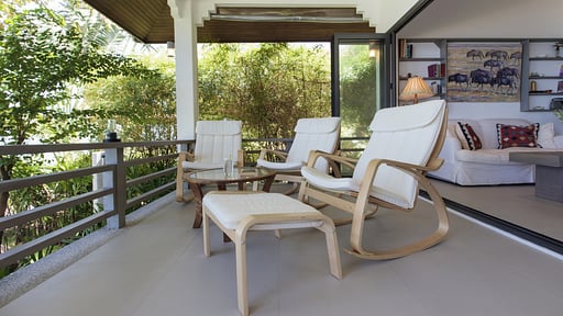 Tradewinds Beach House Terrasse/Veranda