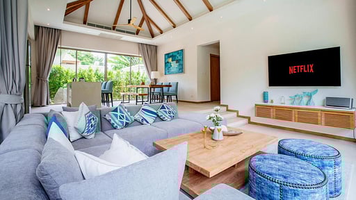 Trichada Private Pool Villa 3 Living room