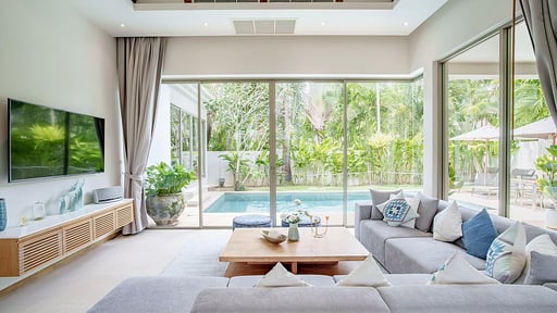 Trichada Private Pool Villa 3 Living room