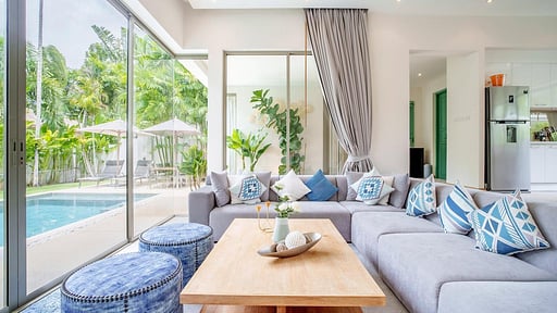 Trichada Private Pool Villa 3 Living room