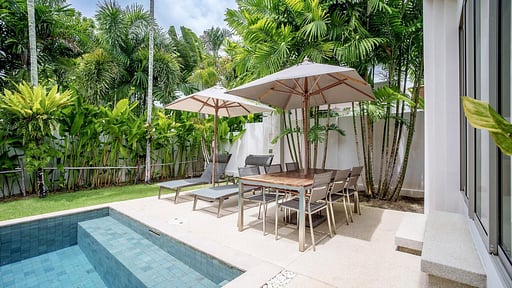 Trichada Private Pool Villa 3 Terrace/Veranda