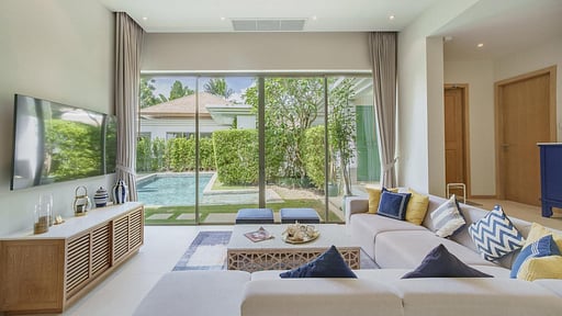 Trichada Private Pool Villa 4 Living room