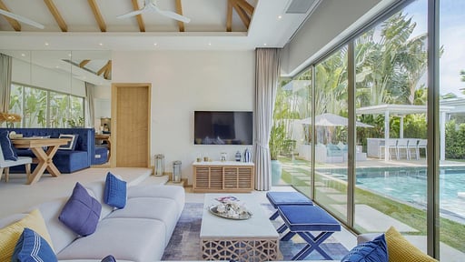 Trichada Private Pool Villa 4 Living room