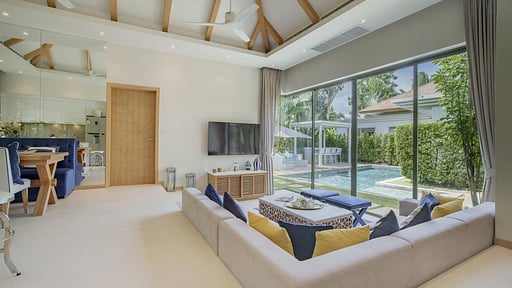Trichada Private Pool Villa 4 Living room