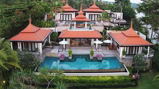 Trisara Ocean Front Residence 31 Drone pictures