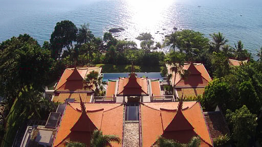 Trisara Ocean Front Residence 31 Drone pictures