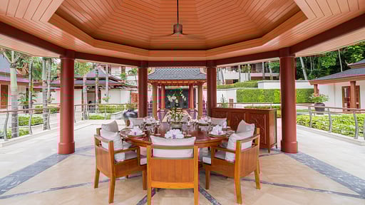 Trisara Ocean Front Residence 4 Dining area
