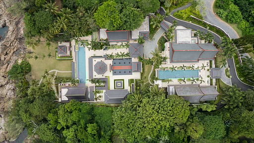 Trisara Ocean Front Residence 4 Drone pictures