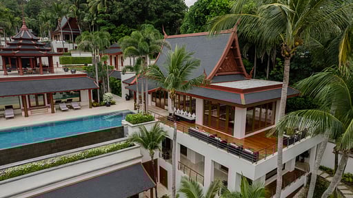 Trisara Ocean Front Residence 4 Drone pictures