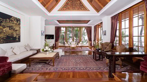 Trisara Ocean Front Residence 4 Living room