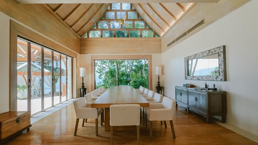 Trisara Ocean Front Residence 8 Dining area