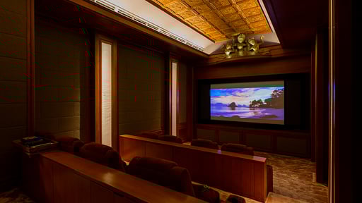 Trisara Ocean Front Residence 8 Media room