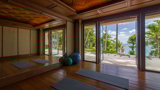 Trisara Ocean Front Residence 8 Yoga pictures