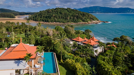Trisara Signature Villa 24 Drone pictures