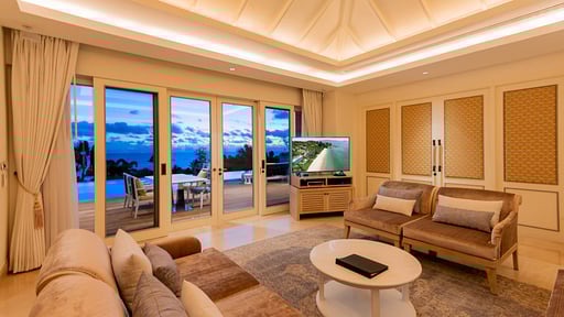 Trisara Signature Villa 24 Living room