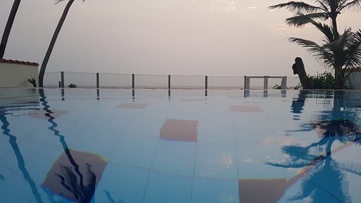 Tropical Beach House Swimming pool