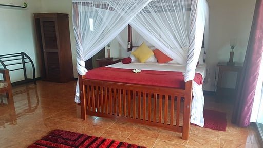 Tropical Beach House Bedroom 1