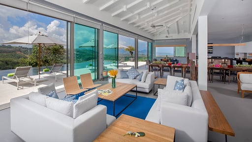 Tropical Castle Living room