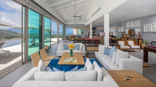 Tropical Castle Living room