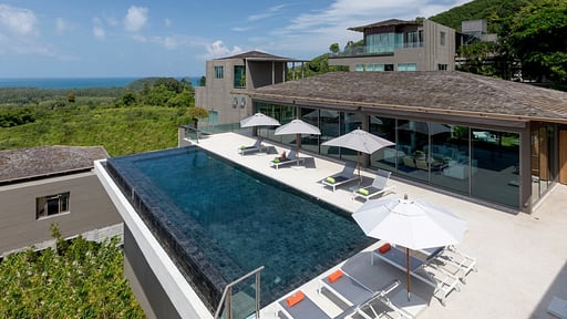 Tropical Castle Drone pictures