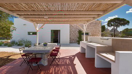 Trulli La Gaura Dining area