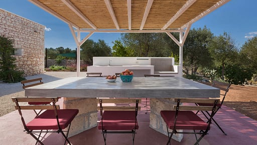 Trulli La Gaura Dining area
