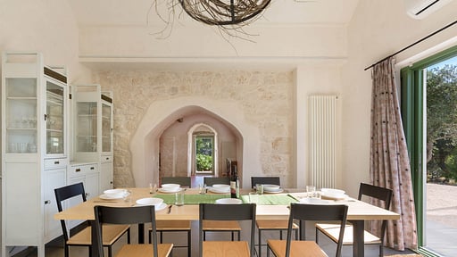 Trulli La Gaura Dining area