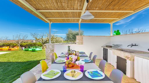 Trulli Masci Villa Terrasse/Veranda