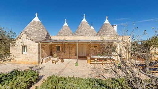Trulli Masci Villa Terrasse/Veranda