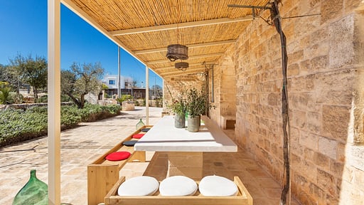 Trulli Masci Villa Terrasse/Veranda