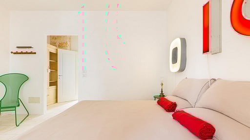 Trulli Masci Villa Schlafzimmer 1