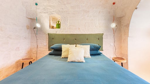 Trulli Masci Villa Schlafzimmer 2