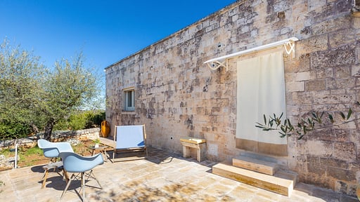 Trulli Masci Villa Terrasse/Veranda