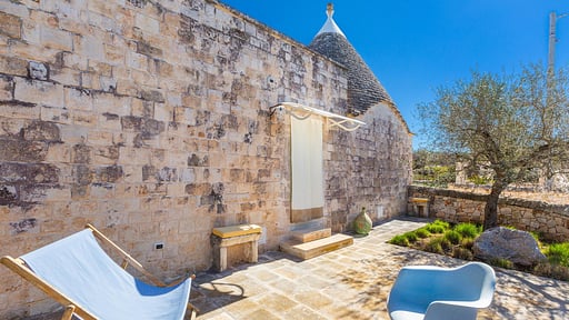 Trulli Masci Villa Terrasse/Veranda