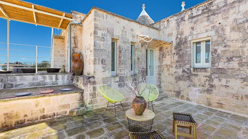 Trulli Masci Villa Terrasse/Veranda
