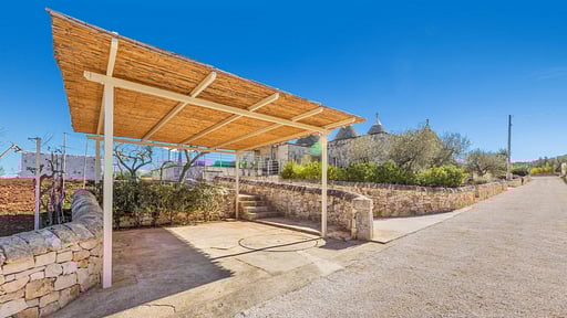 Trulli Masci Villa Terrasse/Veranda