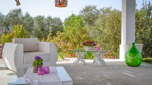 Trulli Peppe Terrasse/Veranda